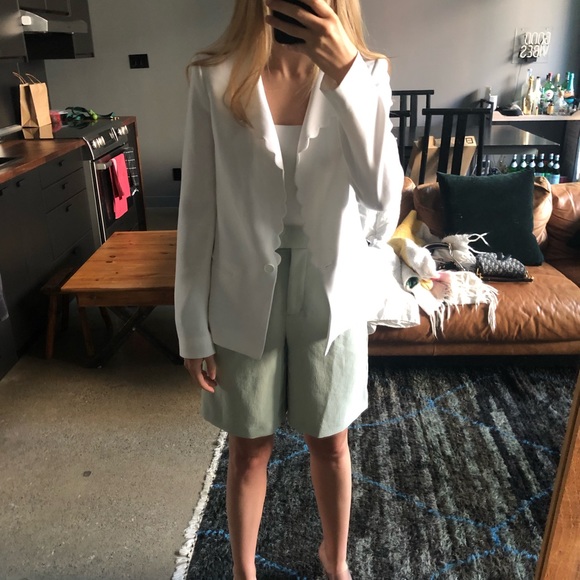 ❌SOLD❌ Club Monaco White Summer Blazer - Picture 10 of 10